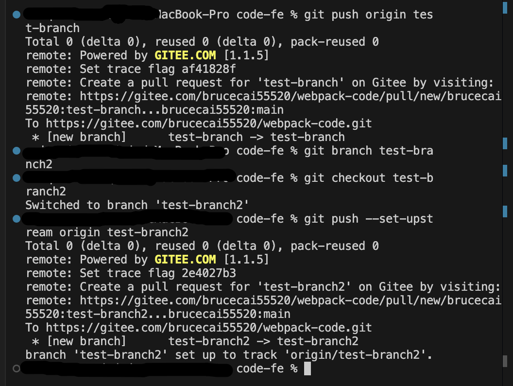 git push upstream